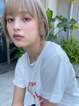 トゥーリ 長崎住吉店(tuuli) tuuli☆大人のペールベージュ外ハネボブ&切りっぱなしボブ66