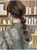 ヘアセット×たまねぎヘア