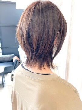 キャアリー(Caary) 福山市美容室Caary 大人気イルミナカラーピンクブラウンレイヤー