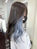 ネオリーブセブン 御茶ノ水店(Neolive 7)&nbsp;ペールトーン＊ブリーチ2回水色イヤリングカラー