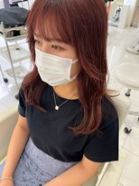 シック 大宮西口(CHIC) 韓国レイヤー/アプリコットレッド