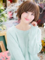 カバーヘア ブリス 戸田公園西口店(COVER HAIR bliss)&nbsp;くせ毛風ニュアンスカラーマッシュボブc5戸田公園20代30代40代