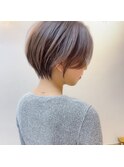 小顔丸みショート/くびれヘア/ふんわり大人ショート[横浜駅]