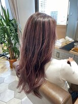 ウェアーズ(WARES)&nbsp;ピンクカラー×バレーヤージュ◎20代30代40代