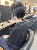 あごラインショートボブ☆ブルーブラック【村山武史】