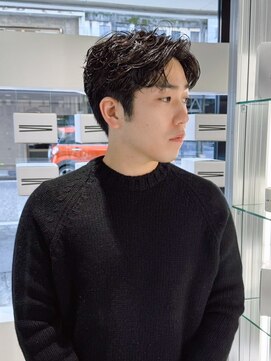 ノエロク 岐阜(noe rok) ニュアンスパーマ前髪上げスタイル２