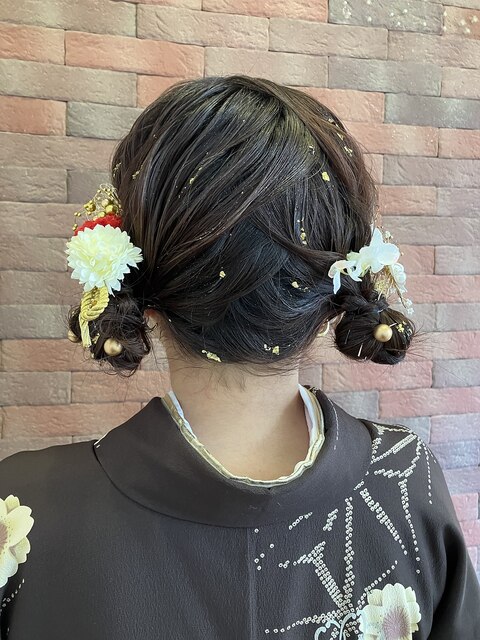 卒業袴ヘアセット