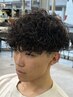【メンズ】カット+ハードスパイラルパーマ(プードルパーマ)￥13500(#梅田)