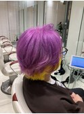 大人可愛いガーリーボブ　ハイトーンカラーでフレッシュに