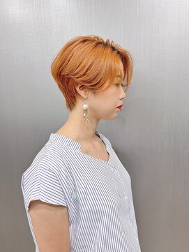 エス 天満扇町(esu) AH45小顔ショート/ハンサムショート/wカラー