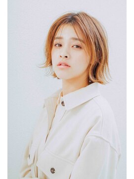 ニュイ 高槻 阪急茨木店(nui) 黒髪ボブルフネビージュ小顔ワンレンスペインカール