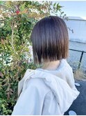 切りっぱなしボブ