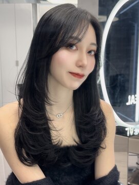 レディアル 渋谷(REDEAL) 韓国ヘア/ブリーチ/暖色カラー/ワンホン【レイヤー/渋谷】