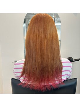 ナチュラル 池袋店(Natural) ピンク 裾カラー