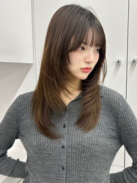 ユーフォリア 青山(Euphoria) 大人可愛い大人美人くすみカラーアッシュグレーベージュ