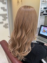 ダリー 円山店(Dali) ナチュラルなモテベージュで親しみやすいブリーチカラー