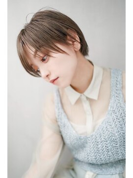 ギークス(GEEKS) 【GEEKS渋谷】アッシュオリーブ/春ヘア/くびれショート/20代30代