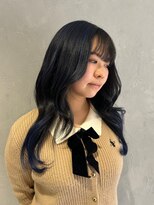 アース 高円寺店(HAIR & MAKE EARTH)&nbsp;ブルーブラック！ 【@mppp_32485】