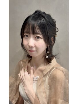 ハルキミナト ジャパン ヨコハマ(HARUKI MINATO japan YOKOHAMA) 編み込みボブ/ウルフカット/レイヤー/レイヤーウルフ