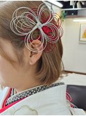 水引☆成人式ヘアセット☆ボブ