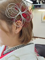 美容室 ステラ カットスペース(STELLA) 水引☆成人式ヘアセット☆ボブ