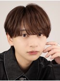 ニュアンスパーマラウンドマッシュメンズショート