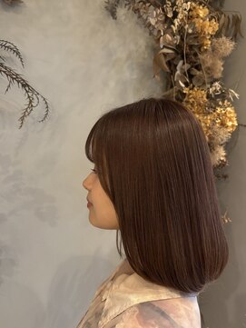 ヒトイロ(hitoiro) 艶々ラベンダーグレージュ