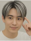 メンズハイライトバレイヤージュメッシュ