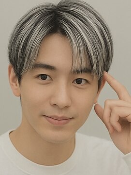 バース 梅田中崎町店(BIRTH) メンズハイライトバレイヤージュメッシュ