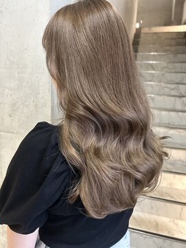 ルノン(LUNON) 暗めカラーグランマッシュデザインカラーフェイスフレーミング