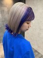 ガニー 流山おおたかの森(GANNI) ケアブリーチを使用したハイトーンカラー+デザインカラー人気