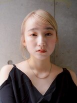 ディジョン(Dijon)&nbsp;韓国顔まわりレイヤーカットグレージュオリーブベージュブラウン