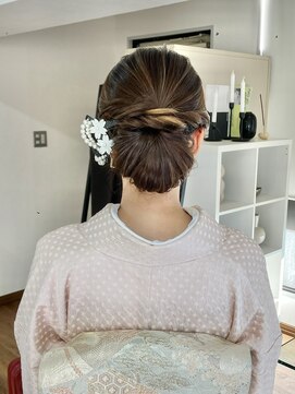 オウン(AUN) 訪問着ヘアセット