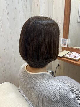 ユニティ 小田急相模原店 上品ショートボブ×メテオストレート【ユニティ小田急相模原】