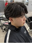 MEN’S HAIR/波巻ツイストスパイラル/フェザーパーマ/新田