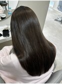 津市ロングレイヤーカットハッシュカット透明感カラー重めロング