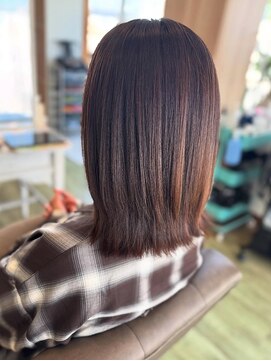 ヘアアトリエ ナイン(hair atelier nine) ヘッドスパ/チェリーレッド/ハイレイヤーウルフ/髪質改善/福島市