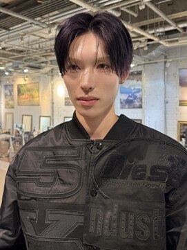 ノラ ヘアーサロン(NORA HAIR SALON) 韓国シースルーセンターパートシャギーマッシュダウンパーマ