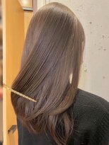 オーガニック リブ 川越(organic+live) 大人可愛い◎ミルクティーグレージュロング