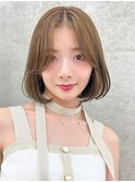 ボブ/ブリーチなし/髪質改善/イノアカラー/韓国ボブ/立川ボブ