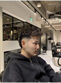 MEN’S HAIR/サーフカール/刈り上げセンターパート/飯田橋/I