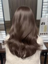 ハピネス クローバー 八木店(Happiness CLOVER)&nbsp;チョコレートブラウン 髪質改善 ミディアムレイヤー