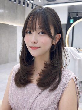 ロンド マーレ 天神大名店(Lond mare) 大人ガーリー/顔まわりカット/20代/30代/レイヤーカット/福岡