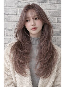 リアン(Lien) ハイレイヤー×ピンクグレージュ