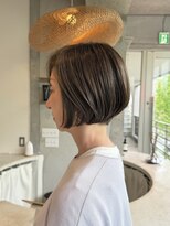 ロエ(loe)&nbsp;白髪率30%☆大人のショートボブ×モカグレージュ