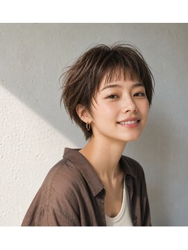 ユニット 蕨西口店(UNIT) ベリーショート髪型20代30代40代50代前髪あり前髪なし面長丸顔蕨