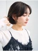 大人可愛い20代30代40代レイヤーボブ大人前髪透明感カラー