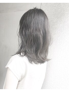 ヘアーアンドアトリエ マール(Hair&Atelier Marl) 【Marl】グレージュカラーの無造作セミディ♪
