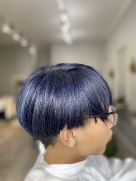 ヘアー アンド ビューティー ザ エフ 西尾店(Hair Beauty the F) ブルーパープル