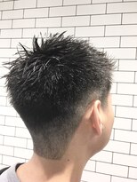 バーバーショップ ヘアーレストホーム(Barber Shop HAIR REST HOME)&nbsp;スパイキーソフモヒバーバーアッシュマットショート20代30代